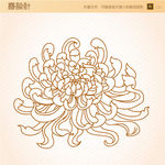 菊花矢量图