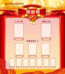 明星榜展板
