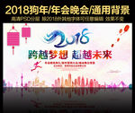 2018狗年舞台背景