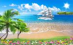 海景椰子树