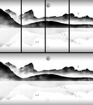 水墨山水画