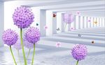 3D空间蒲公英