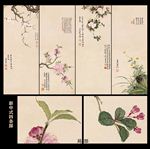 新中式 四条屏