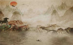 国画背景墙