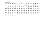 66种简约天气图标icon