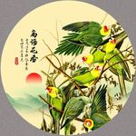 手绘花鸟画