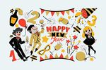生日卡通 生日素材 party