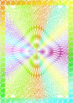 千色花儿 防伪证书纹