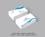 蓝色简洁商务名片