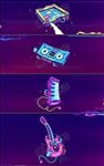 音乐器嗨酒吧吉他电子琴打碟插图