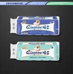 倾柔卫生纸包装 平面展开分层