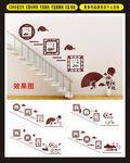楼梯文化墙