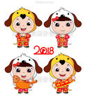 2018春节吉祥狗宝贝新版