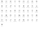 46种精致矢量电脑办公图标