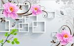 3D玫瑰花朵