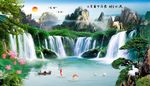 巨幅山水画