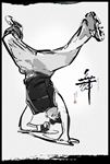 街舞水墨画