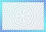水晶蓝 特约证书纹