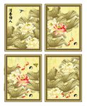 国画荷花