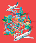 飞机票航班旅游欧美出国旅行插图