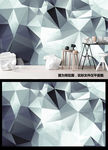 简约个性现代3D立体背景墙