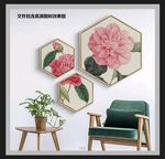 纯手绘花鸟客厅装饰画