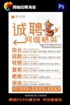 网咖招聘海报