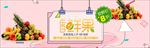 新鲜水果时令蔬菜首页广告图