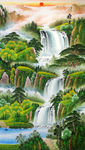 源远流长山水画