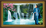 山水风景毛主席