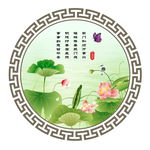 圆框装饰画