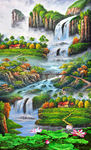 油画风景玄关