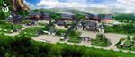 庙宇 鸟瞰图  佛学院