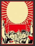 喜气革命海报展板PSD素材