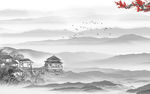 水墨山水画