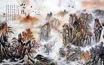 大理石山水情