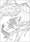 鱼 线描 素描 白描 国画