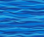 矢量海洋线条蓝色背波浪海浪抽像