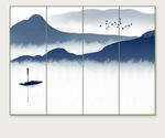水墨墙画