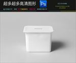 一键贴图高档冷饮包装盒样机图片