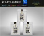 3款茶罐铁罐效果图图片