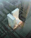 清晨建筑效果图