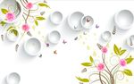 3D玫瑰花