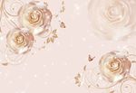 简约花朵背景墙
