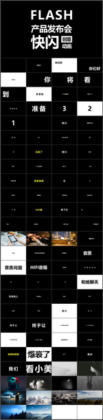 快闪新品发布会PPT