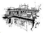 速写建筑景观