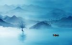 中式水墨山水