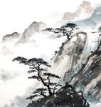 风景水墨画