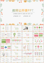 清新日系风教师说课PPT