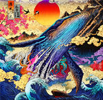 日式浮世绘背景插画装饰图片